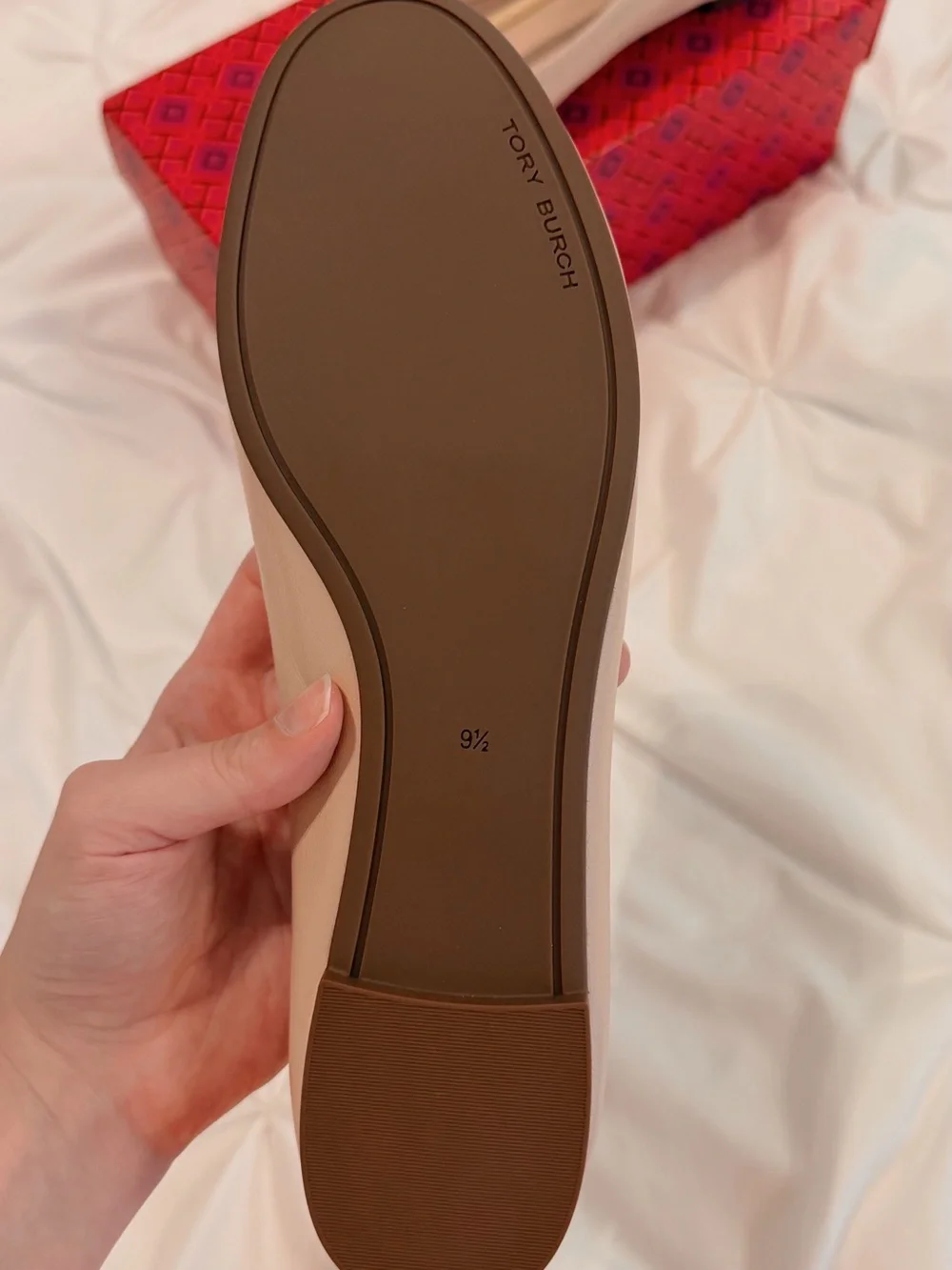 Tory Burch Shell Pink Chelsea Ballet Flats